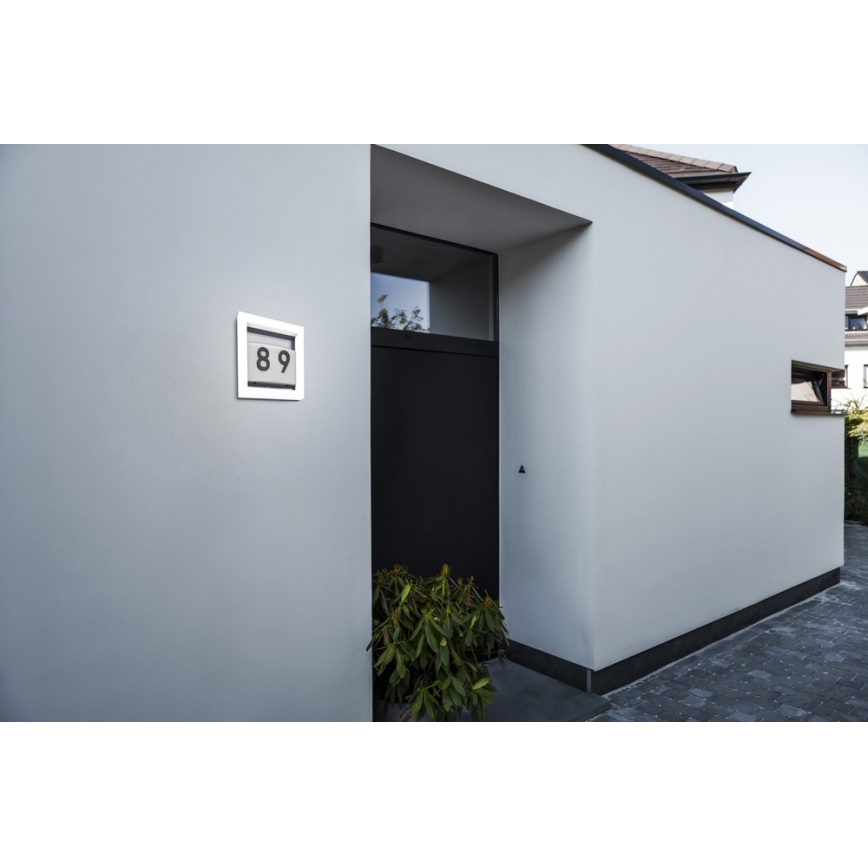 LED House number ALICE LED/13W/230V IP44 3000K anthracite