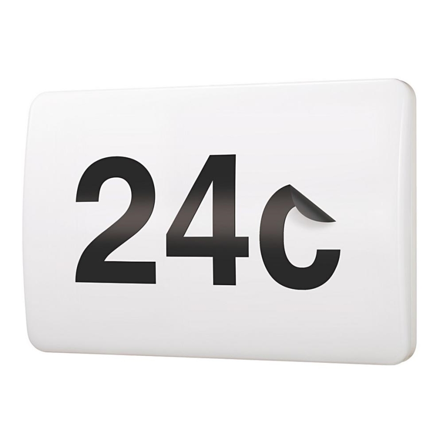 LED House number with sensor NUMOS LED/7W/230V IP65