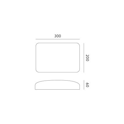 LED House number with sensor NUMOS LED/7W/230V IP65