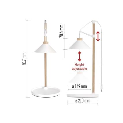 LED Indoor Grow Light for Plants GROW LED/7W/5V