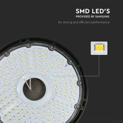 LED Industrial High Bay Luminaire/100W/230V 4000K IP65
