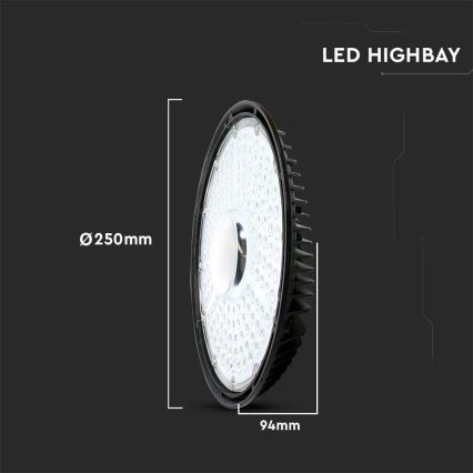 LED Industrial High Bay Luminaire/100W/230V 4000K IP65