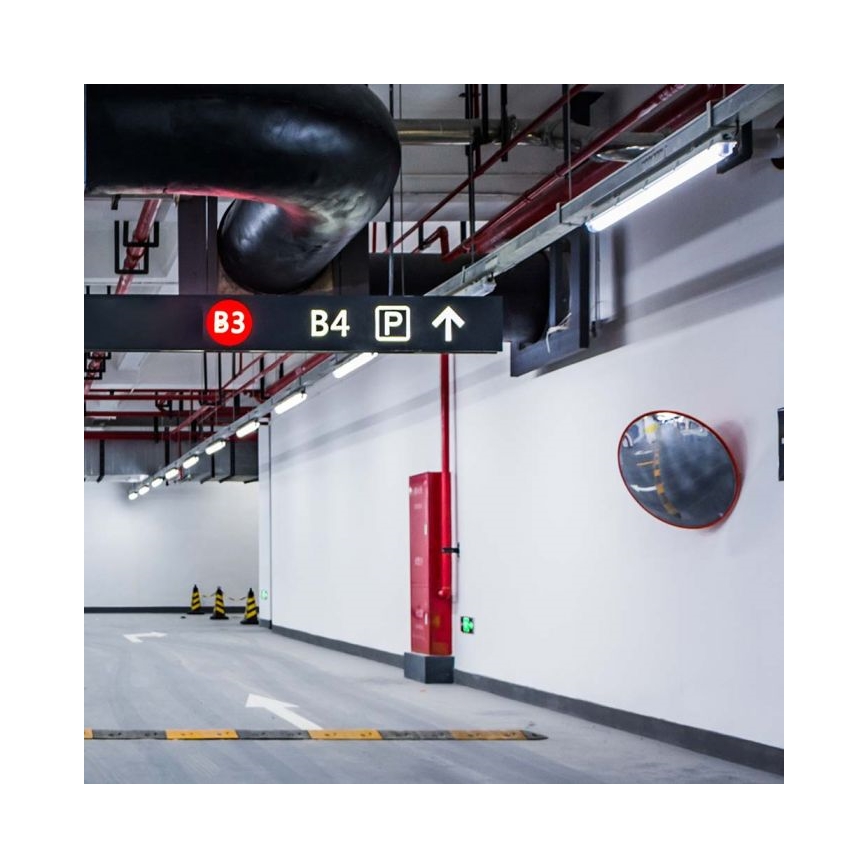 LED industrial linear luminaire with emergency module LED/48W/230V 6500K IP65 2200 mAh 150 cm