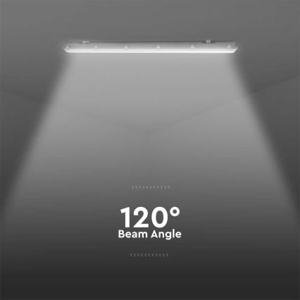 LED Technical Batten Light with Motion and Dusk Sensor LED/36W/230V 6500K IP65 120 cm