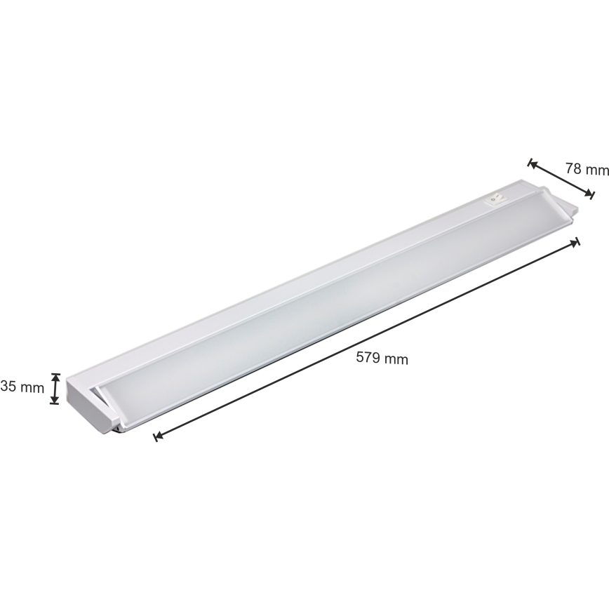 LED Kitchen under cabinet light LED/10W/230V white