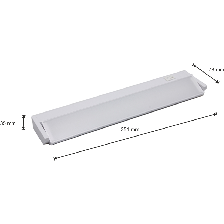 LED Kitchen under cabinet light LED/5W/230V White
