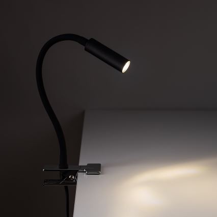 LED Lamp with clip LAGOS 1xG9/3W/230V 4000K black