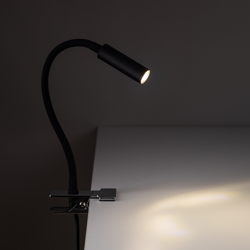 LED Lamp with clip LAGOS 1xG9/3W/230V 4000K black