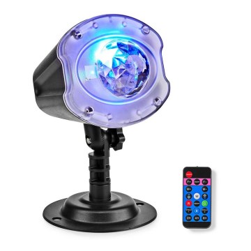 LED Laser projector 6W/230V IP65 + remote control