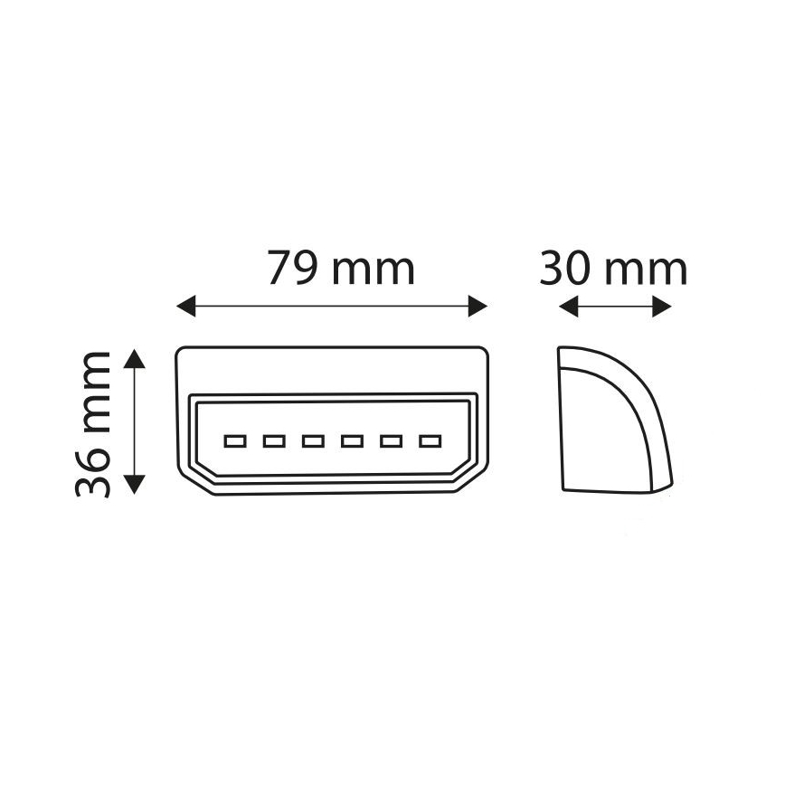 LED Light reflector SPZ LICE LED/0,2W/12-24V IP67
