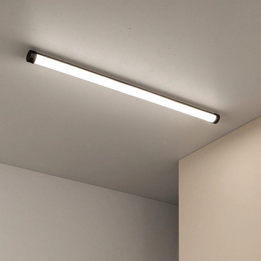 LED Linear Batten Light LED/50W/230V 4000K 150 cm Black