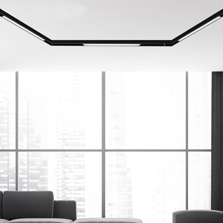 LED Luminaire for rail system MAGNETIC TRACK 1xLED/12W/48V