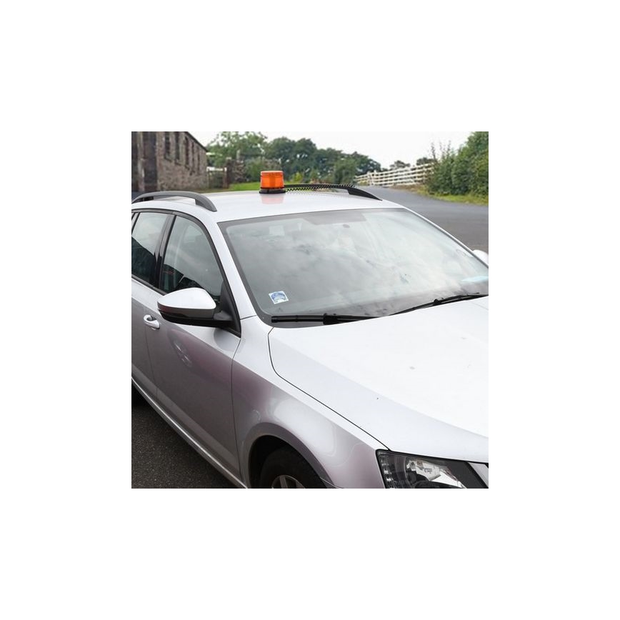 LED Magnet warning beacon LED/20W/12-24V orange