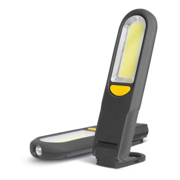 LED Magnetic flashlight LED/3W/3xAAA