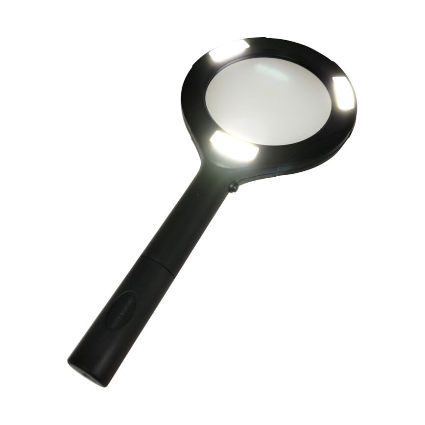 LED Magnifier 3× with LED backlight/3W/2xAA IP22