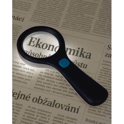 LED Magnifier 3×ZOOM with LED illumination/3W/2xAAA IP22