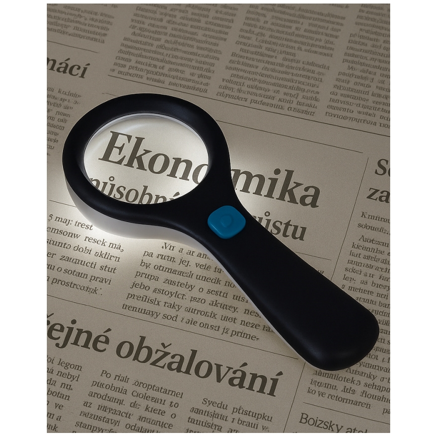 LED Magnifier 3×ZOOM with LED illumination/3W/2xAAA IP22