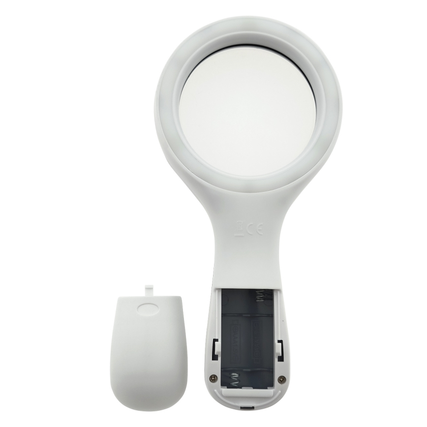 LED Magnifier 3×ZOOM with LED illumination/3W/2xAAA IP22