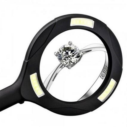 LED Magnifying glass 5×ZOOM with a backlit LED/3W IP44