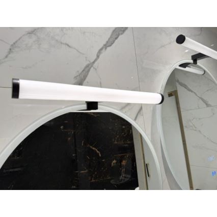 LED Mirror Light for Bathroom, 10W, 230V, 45 cm, IP44, Black