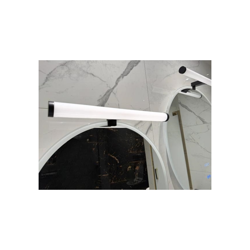 LED Mirror Light for Bathroom, 10W, 230V, 45 cm, IP44, Black