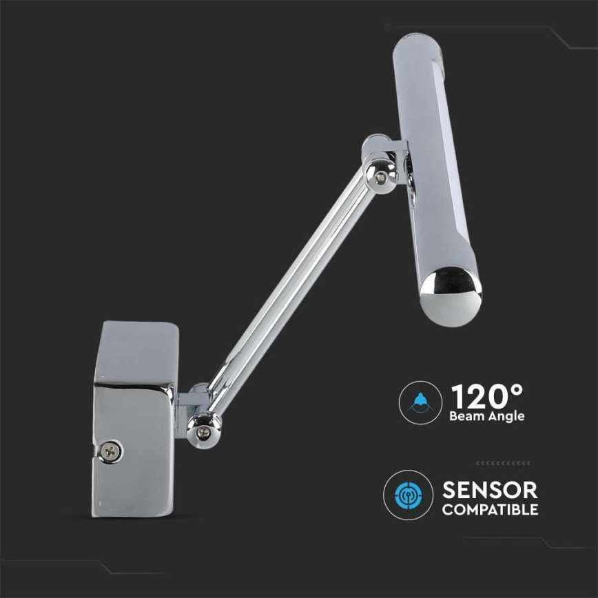 LED Mirror lighting LED/13W/230V 3000K 64cm chrome