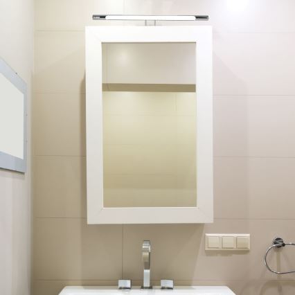 LED Mirror lighting LED/9W/230V 3000K 50cm shiny chrome