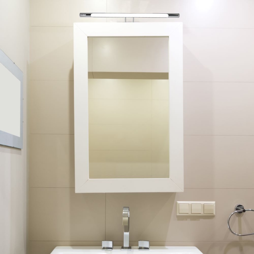 LED Mirror lighting LED/9W/230V 3000K 50cm shiny chrome