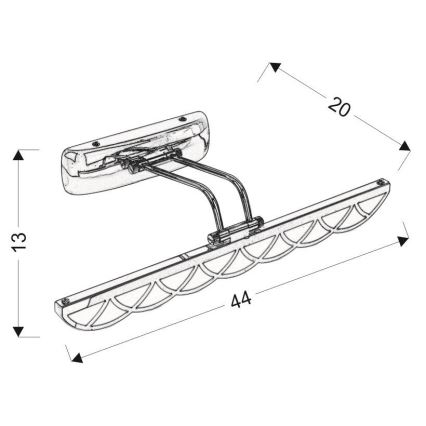 LED Mirror lighting MOVE LED/6W/230V
