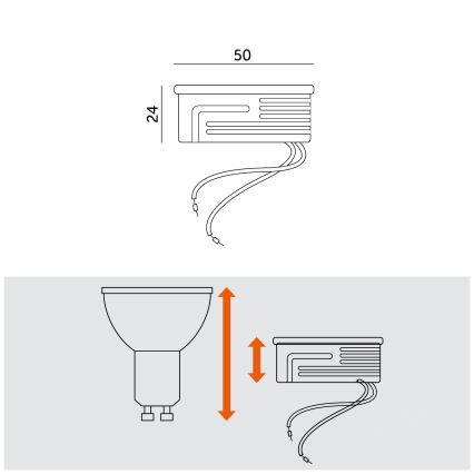 LED Module LED/5W/230V 3000K