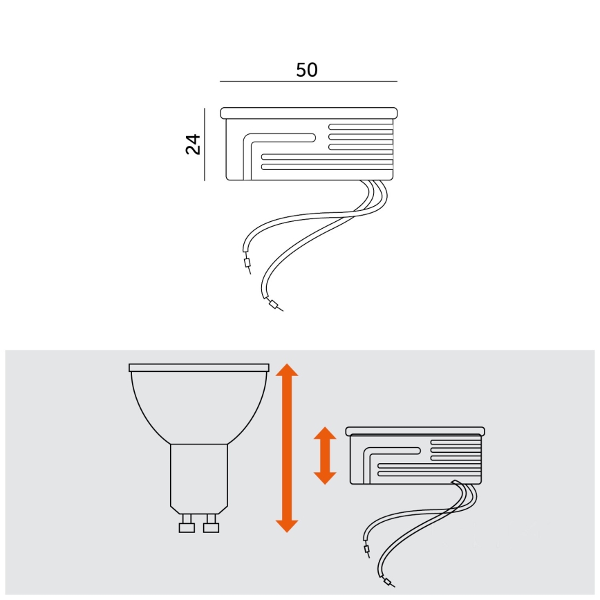 LED Module LED/5W/230V 3000K