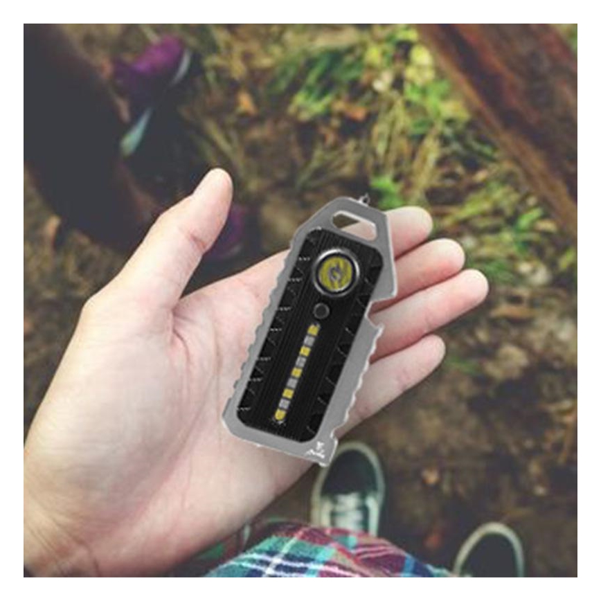 LED Multifunctional dimmable rechargeable flashlight LED/1W/5V IP44 400 mAh 50 lm