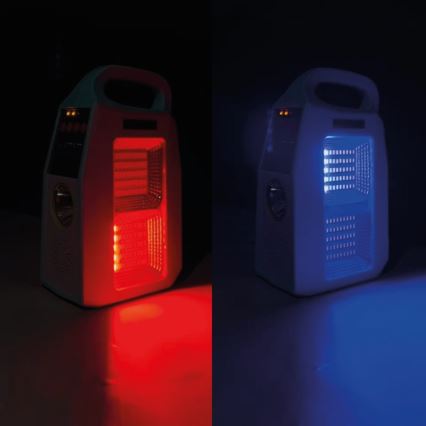 LED Multifunctional solar lamp with a speaker and power bank LED/5W/7200mAh IP65