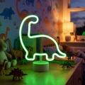 LED Neon Tabletop Decoration LED/2W/3xAA USB Dinosaur