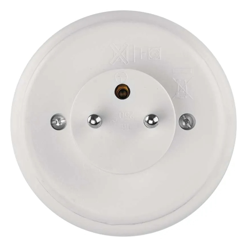 LED Night Light with Sensor and Integrated Outlet LED/0,3W/230V