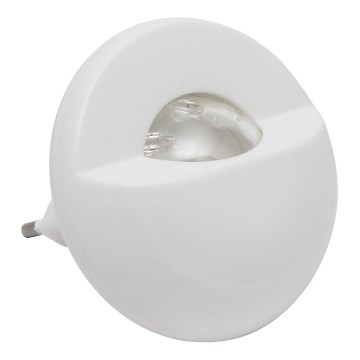 LED Orientation socket light with sensor LED/1W/230V 6000K