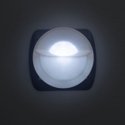 LED Orientation socket light with sensor LED/1W/230V 6000K