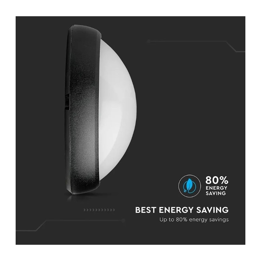 LED Outdoor ceiling light LED/12W/230V IP54