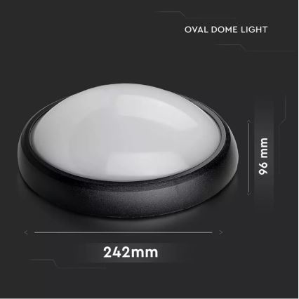 LED Outdoor ceiling light LED/12W/230V IP54
