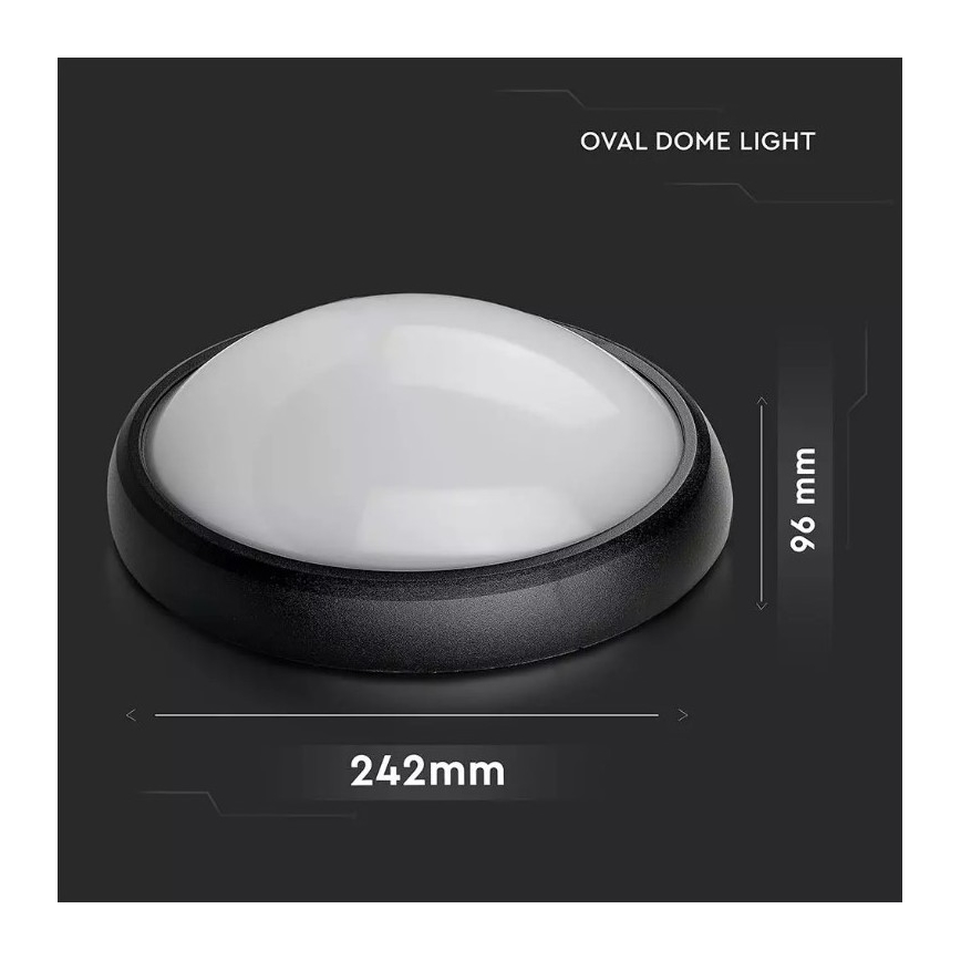 LED Outdoor ceiling light LED/12W/230V IP54