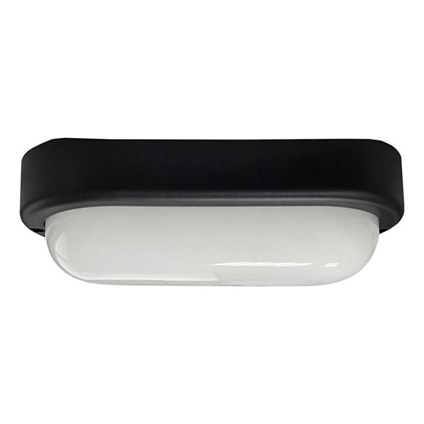 LED Outdoor ceiling light LED/15W/230V 4200K 20x9,8 cm IP64 black