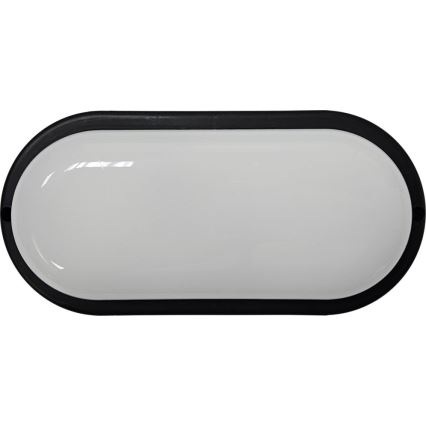 LED Outdoor ceiling light LED/15W/230V 4200K 20x9,8 cm IP64 black