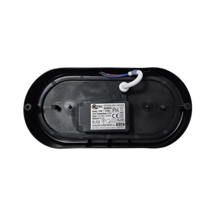 LED Outdoor ceiling light LED/15W/230V 4200K 20x9,8 cm IP64 black