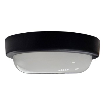 LED Outdoor ceiling light LED/15W/230V 4200K d. 15,5 cm IP64 black