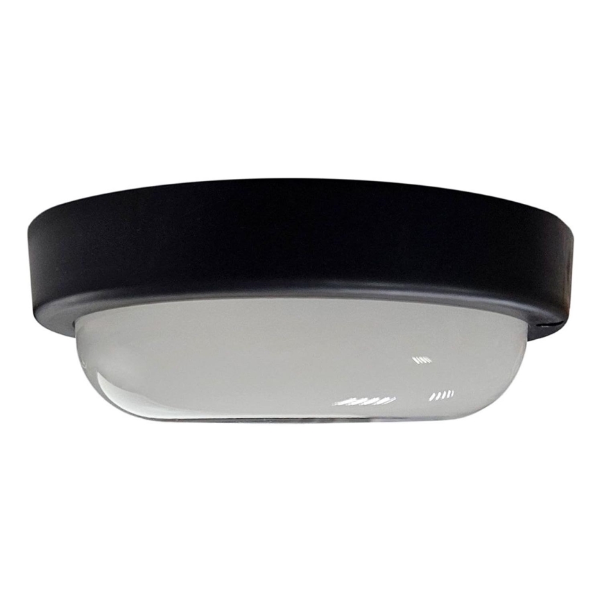 LED Outdoor ceiling light LED/15W/230V 4200K d. 15,5 cm IP64 black