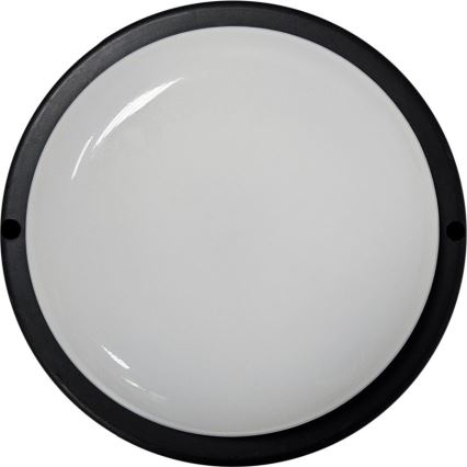 LED Outdoor ceiling light LED/15W/230V 4200K d. 15,5 cm IP64 black