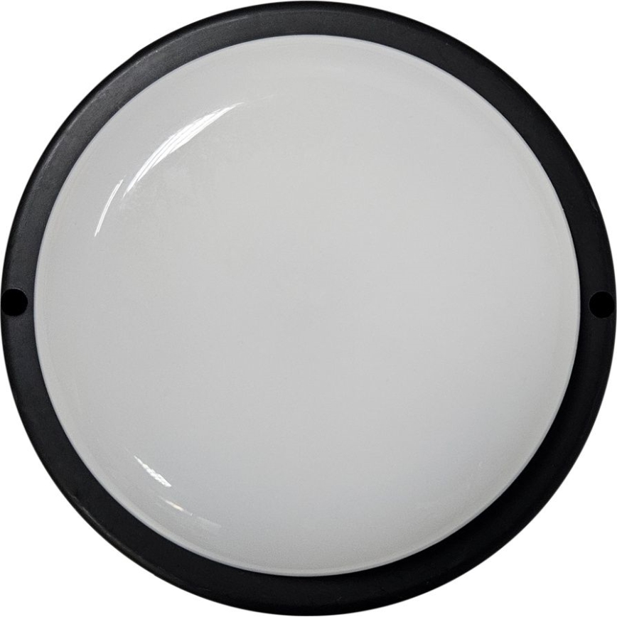 LED Outdoor ceiling light LED/15W/230V 4200K d. 15,5 cm IP64 black