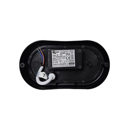 LED Outdoor Ceiling Light LED/8W/230V 4200K IP64 Black