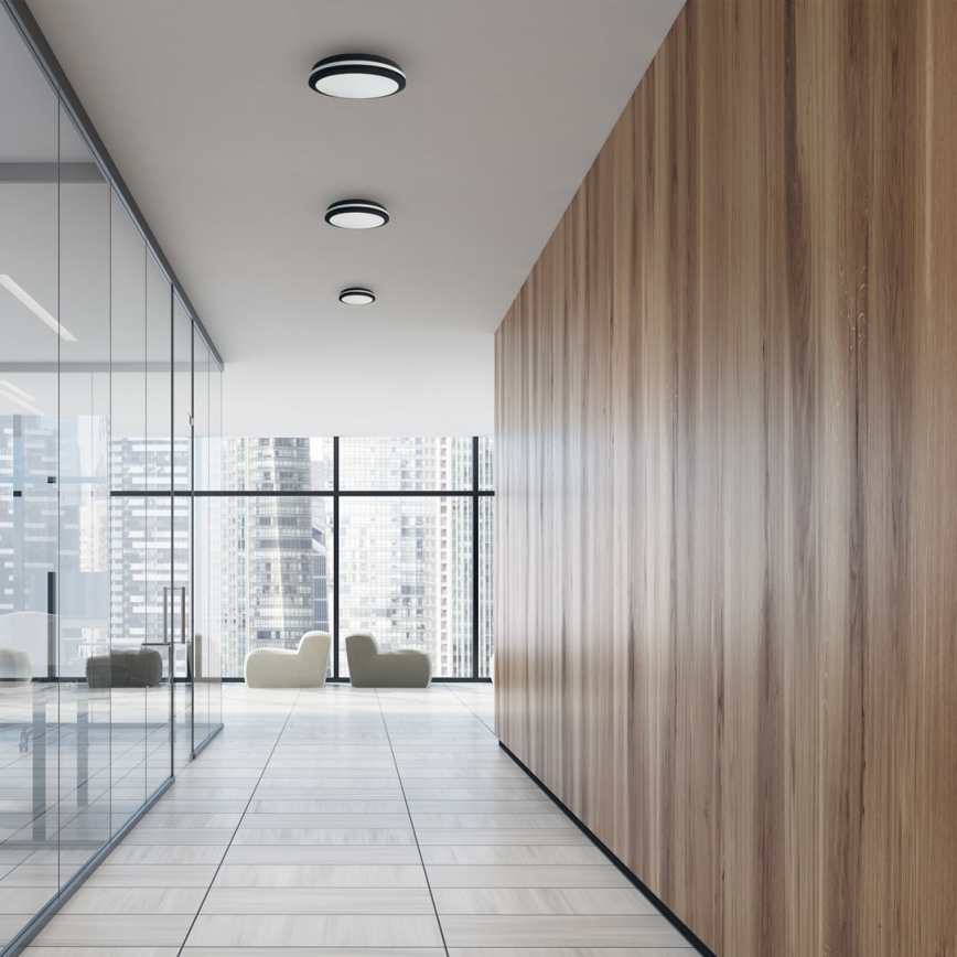 LED Outdoor ceiling light MARLON LED/36W/230V 4000K IP54 black