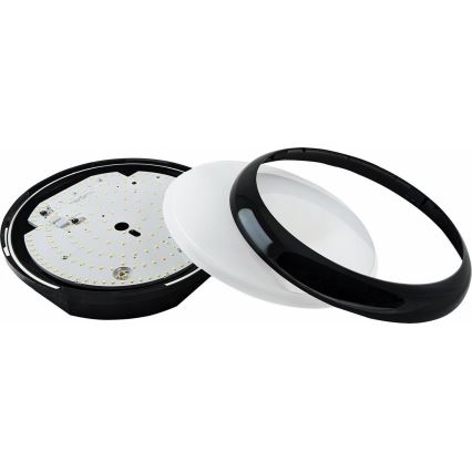 LED Dimmable outdoor ceiling light STROPY LED/12/15/18/22W/230V 3000/4000/6000K IP65 black